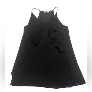 EUC MOD Black Flyaway Dress Size L